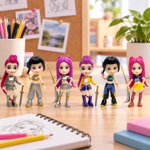 6er set pvc - set, mädchen