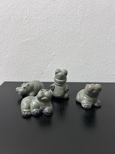 Nilpferd figuren keramik - nilpferd,