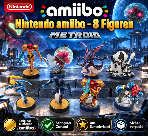 Nintendo amiibo metroid 8 - nintendo, –